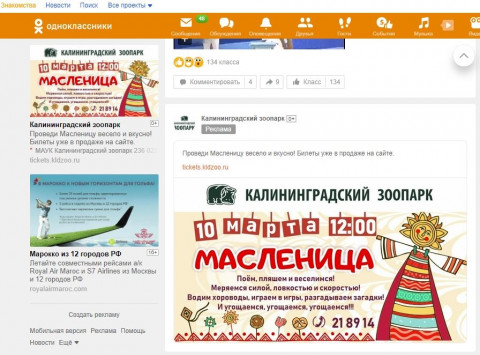 Событийная реклама для зоопарка Событийная реклама для зоопарка
